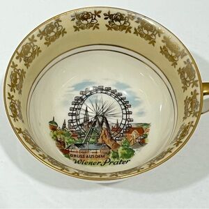 5/15$ JWK Fine Porcelain Ferris Wheel Wiener Prater Mini Teacup (No saucer)